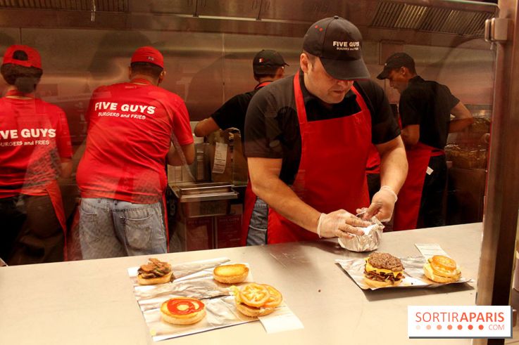 Five Guys, l'ouverture à Bercy Village