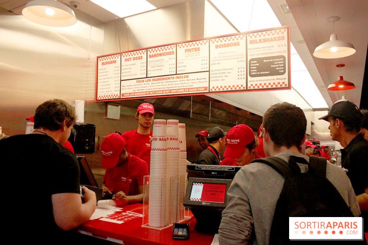 Five Guys, l'ouverture à Bercy Village