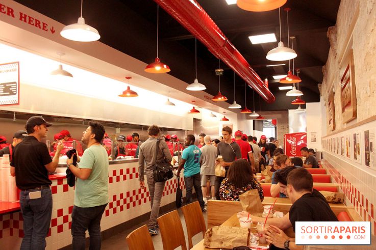 Five Guys, l'ouverture à Bercy Village