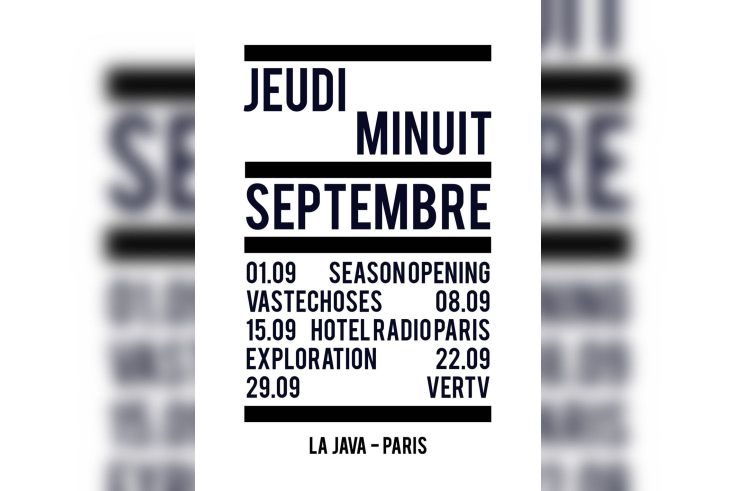 JEUDI MINUIT - SEASON OPENING 