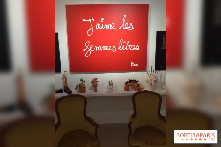 Photos de l'exposition Ben au musée Maillol 