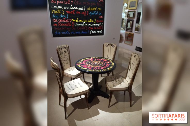 Photos de l'exposition Ben au musée Maillol 