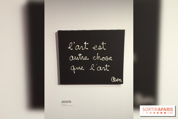 Photos de l'exposition Ben au musée Maillol 