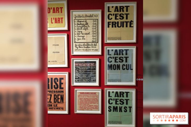 Photos de l'exposition Ben au musée Maillol 