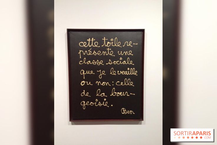 Photos de l'exposition Ben au musée Maillol 