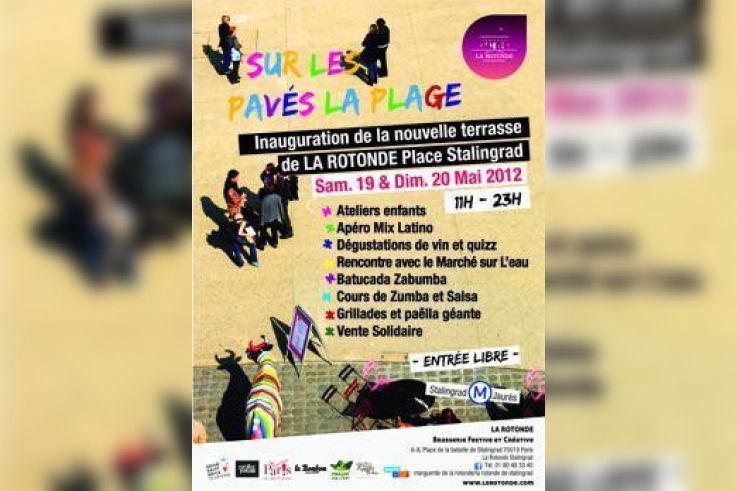 Sur les pavés la plage - Weekend d'inauguration de la terrasse de la Rotonde