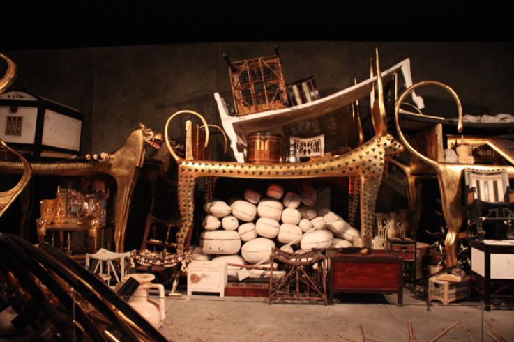 Vue de l'Antichambre du Tombeau de Toutankhamon