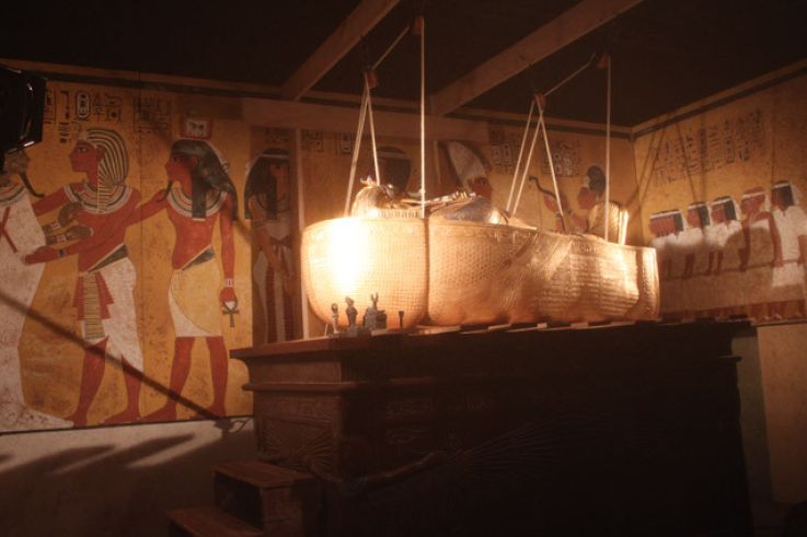 Vue du Sarcophage de Toutankhamon