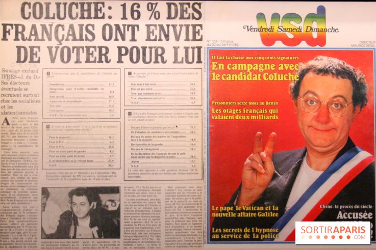 Coluche, l'exposition à l'Hôtel de Ville