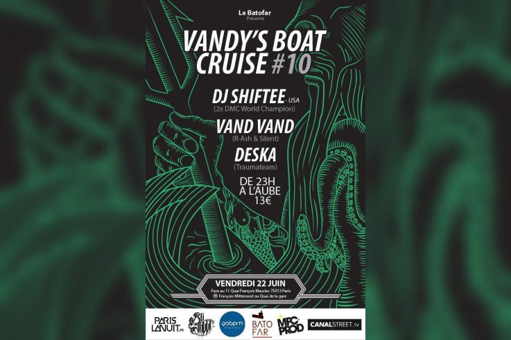 VANDY'S BOAT CRUISE # 10 - VANDREDI 22 JUIN @ BATOFAR 