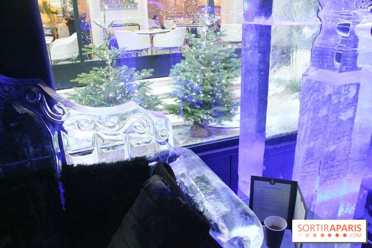 Ice lounge experience au George V