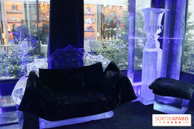 Ice lounge experience au George V