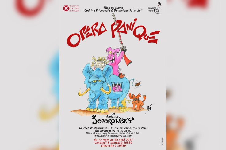 Opéra panique de Jodorowsky au Guichet Montparnasse