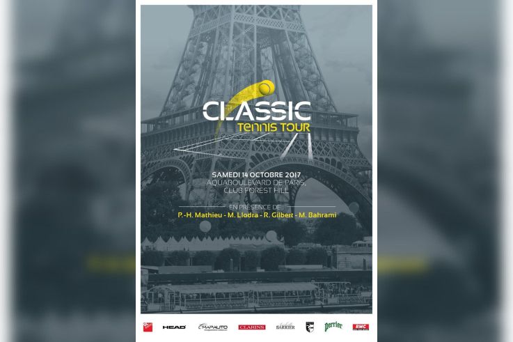 Classic Tennis Tour à Aquaboulevard ce samedi 14 octobre