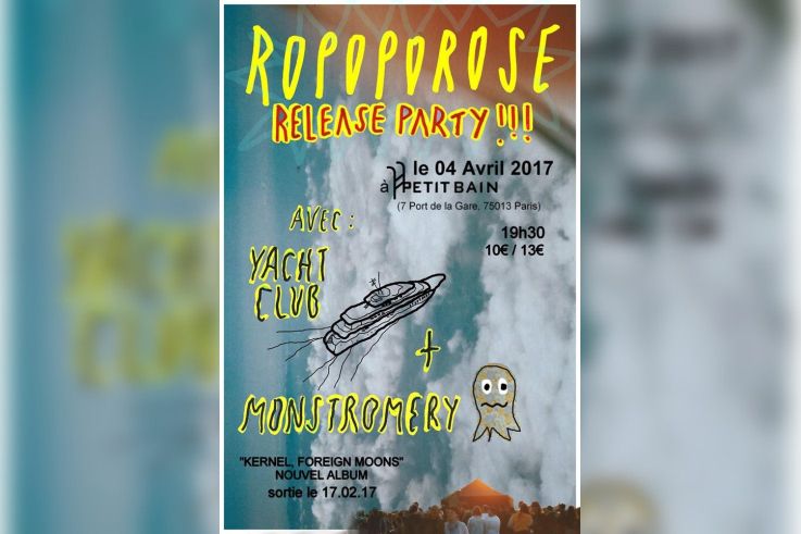 ROPOPOROSE - Release Party + YACHTCLUB + MONSTROMERY
