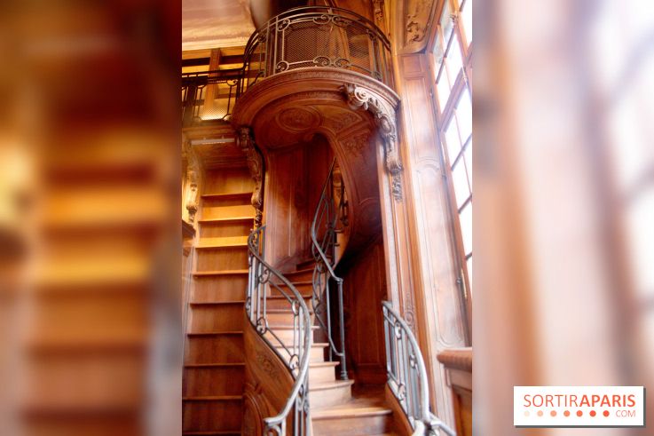 Rénovation de la BNF Richelieu - escaliers salle des Manuscrits