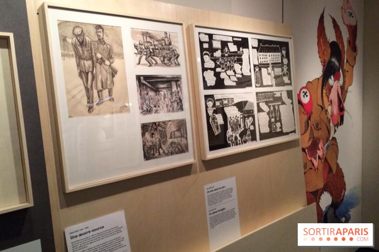 Shoah et bande-dessinée au Mémorial de la Shoah