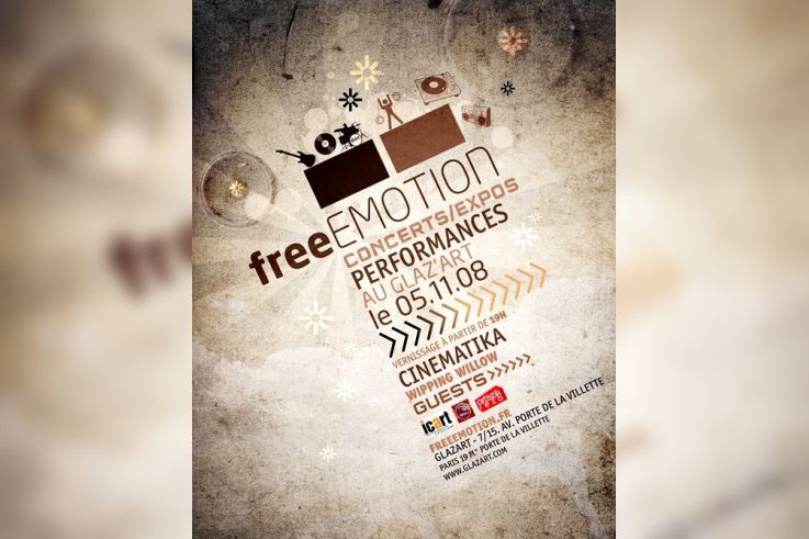 Concert, Exposition, Paris, Free Emotion, Glaz'art 