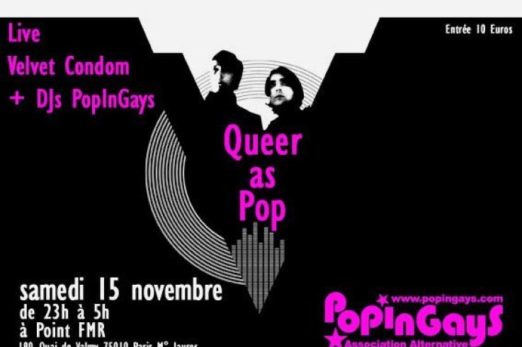 Soirée, Paris, Queer As Pop, Point Ephémère