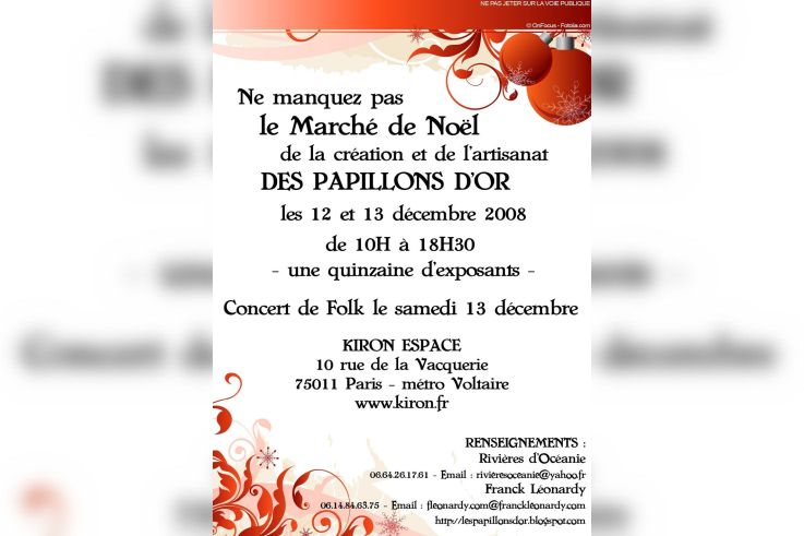 Shopping, Paris, Marché, Noël, Espace Kiron