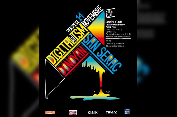 Soirée, Paris, Digitalism, San serac, Donovan, Social Club
