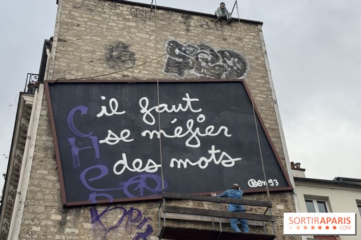 Avez-vous déjà remarqué cette étonnante installation de Ben à Paris ? 