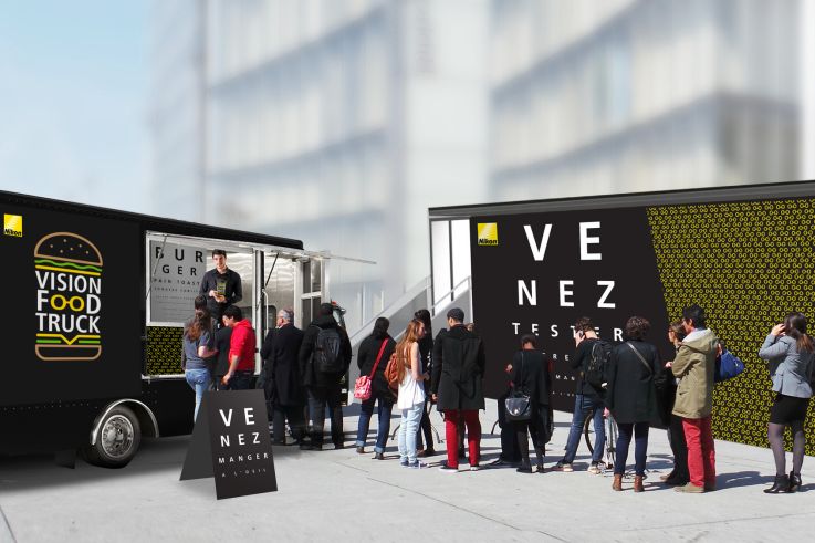 Burgers Gratuits au Nikon Vision Tour 