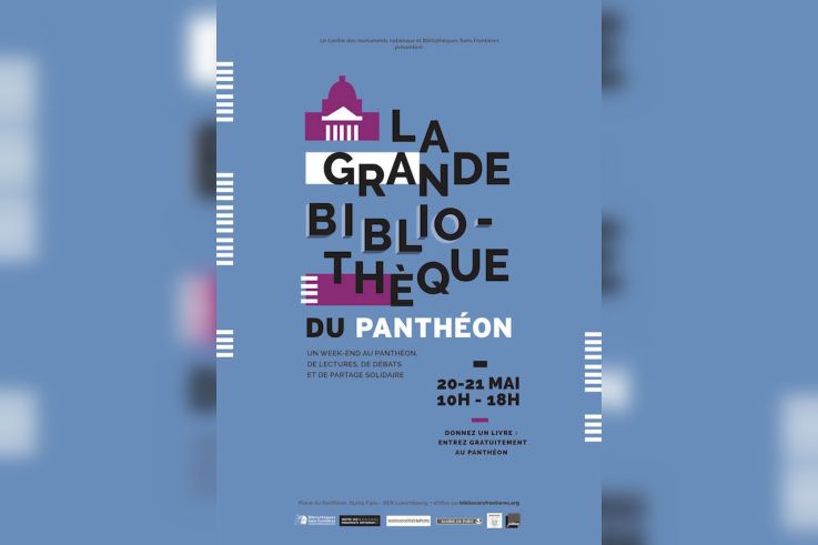 La Grande Bibliothèque du Panthéon, un évènement littéraire et solidaire