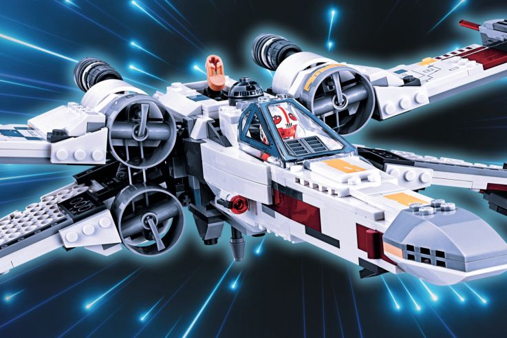 Noël 2018 à Qwartz : Un vaisseau X-Wing en legos