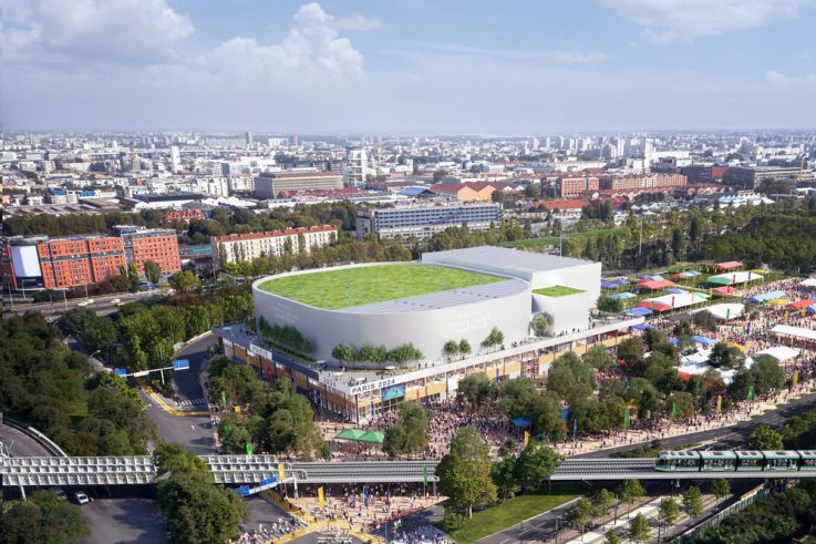 JO Paris 2024 : La future Arena de la Porte de La Chapelle se dévoile 