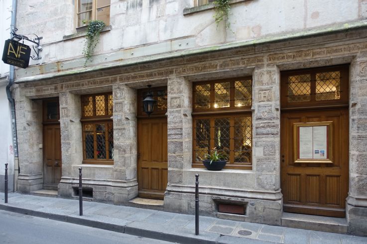 La maison de Nicolas Flamel, la plus ancienne de Paris