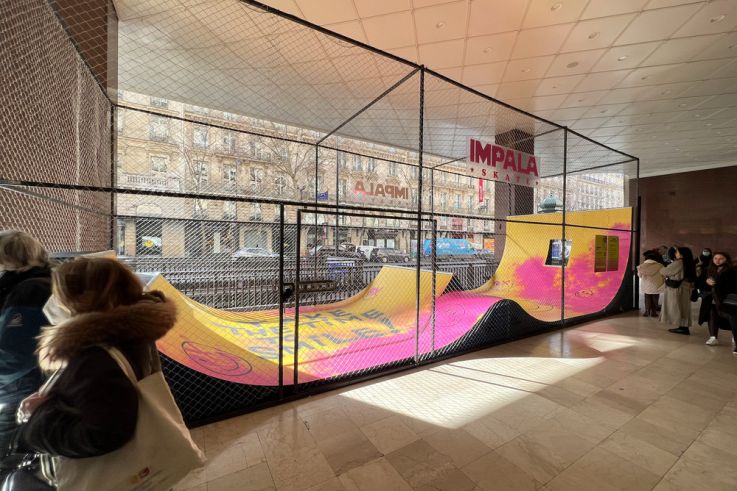 Un pop-up store Impala et une rampe de skateboard débarquent aux Galeries Lafayette Haussmann
