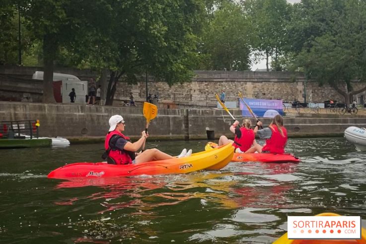 La base nautique gratuite du Bras Marie : du kayak et du canoë sur la Seine face à l'Île Saint-Louis