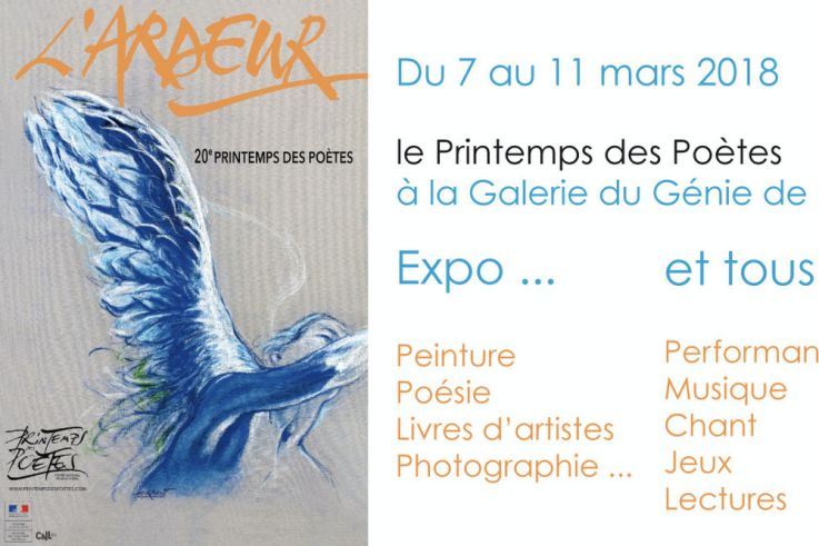 Le Printemps des Poètes 2018 à Paris