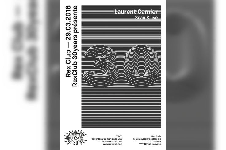Laurent Garnier pour les 30 ans du Rex Club