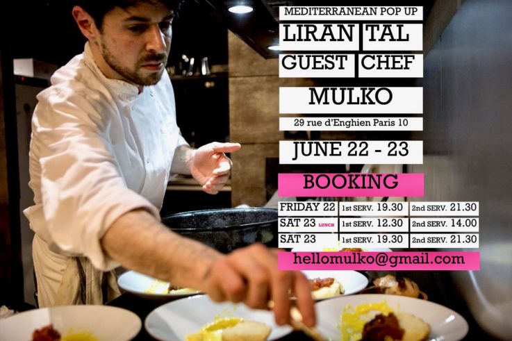 Le chef Liran Tal en guest chez Mulko, le comptoir israélien du 10e