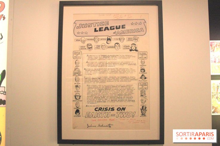 L’Art de DC Comics au Musée Art Ludique - planche Ligue des Justiciers