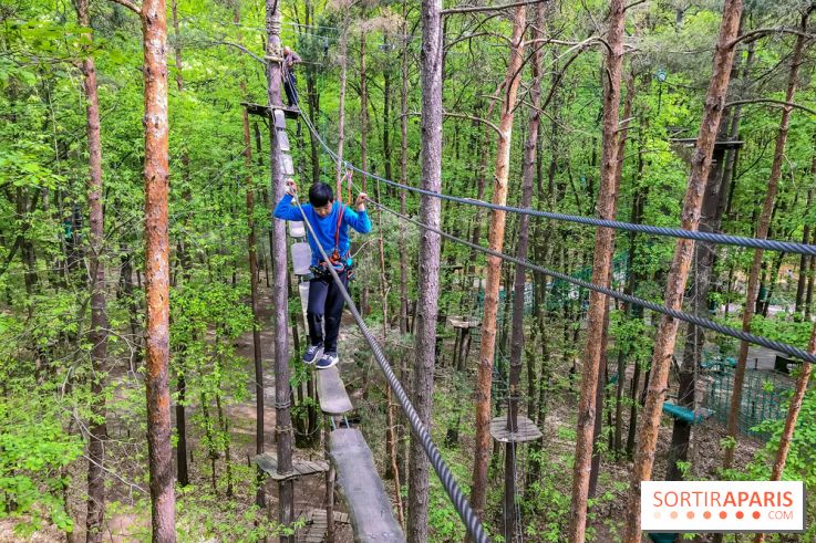Aventure Floréval, le parcours en pleine nature
