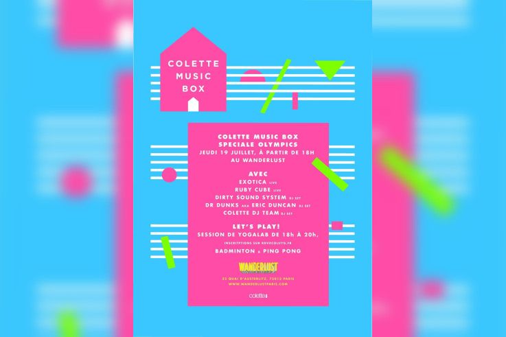 COLETTE MUSIC BOX @ WANDERLUST