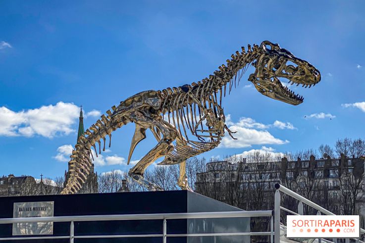 Tyrannosaurus Rex, l'installation de l'artiste Philippe Pasqua au Port de la Conférence