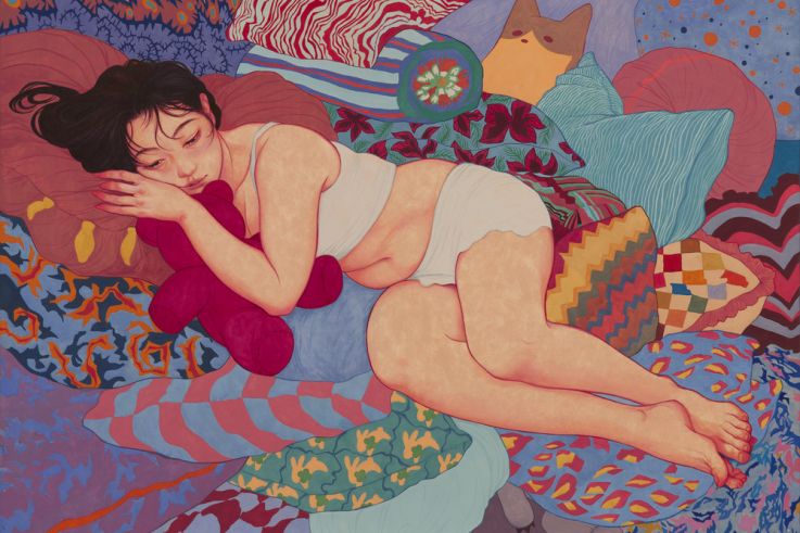 Exposition La Forteresse Douce de l'artiste coréenne Zipcy à la galerie Goldshteyn-Saatort