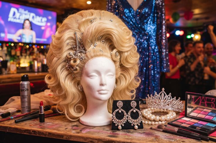 Drag Race France saison 4 : viewing party by Sublyme, candidate de cette saison, au Virage
