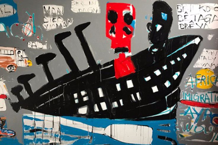 Talking Faces, Aboudia s'expose au PIASA