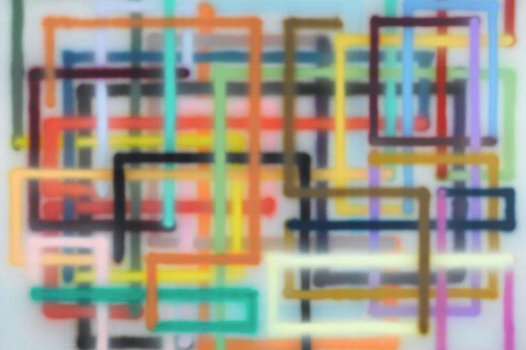 Exposition Bernard Frize au Centre Pompidou