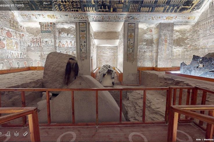 Coronavirus : le tombeau de Ramsès VI en visite virtuelle depuis son canapé