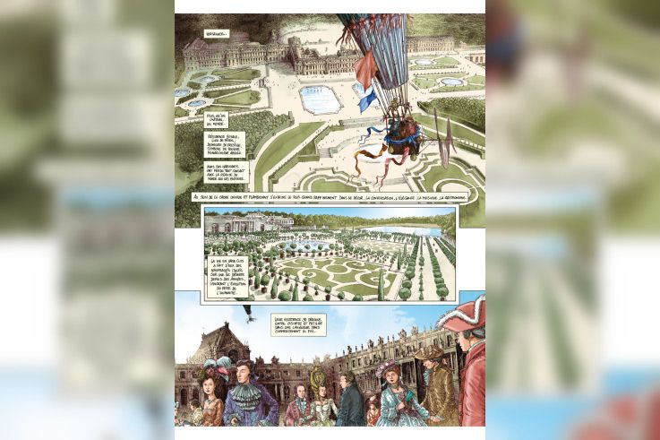Exposition Versailles dans la bande dessinée au Château de Versailles