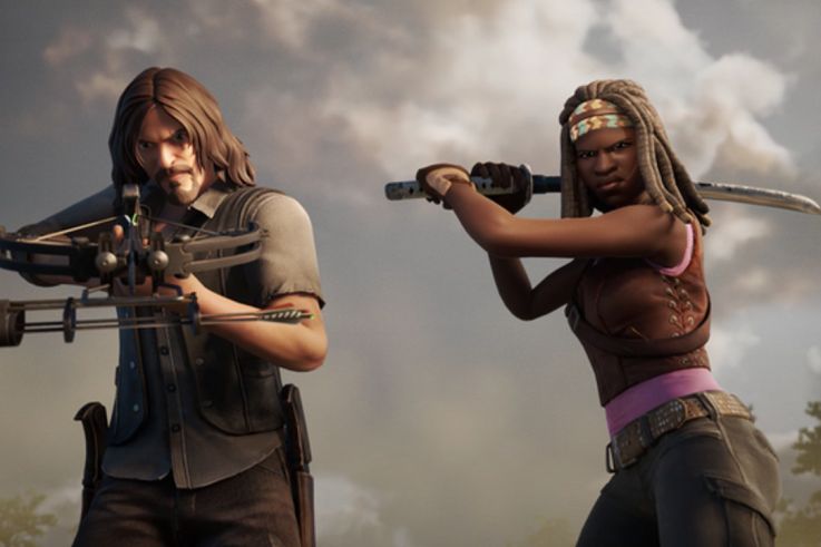 Fortnite x The Walking Dead : les skins de Daryl et Michonne bientôt disponible dans le jeu