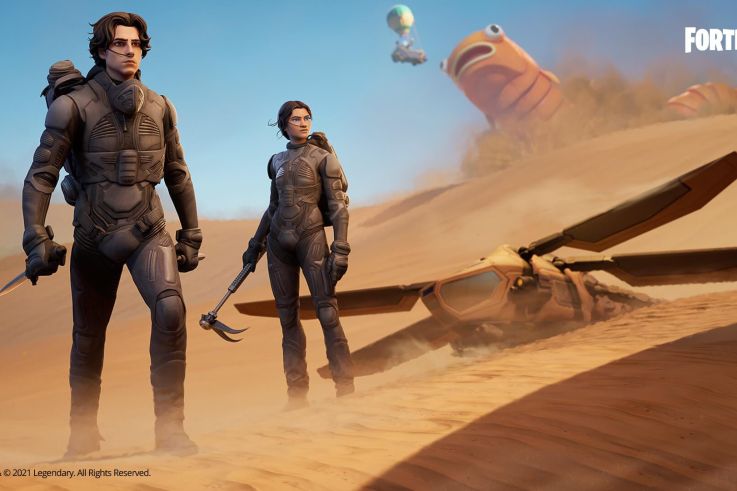 Fortnite : les skins de Paul Atréides et Chani, du film Dune, désormais disponible