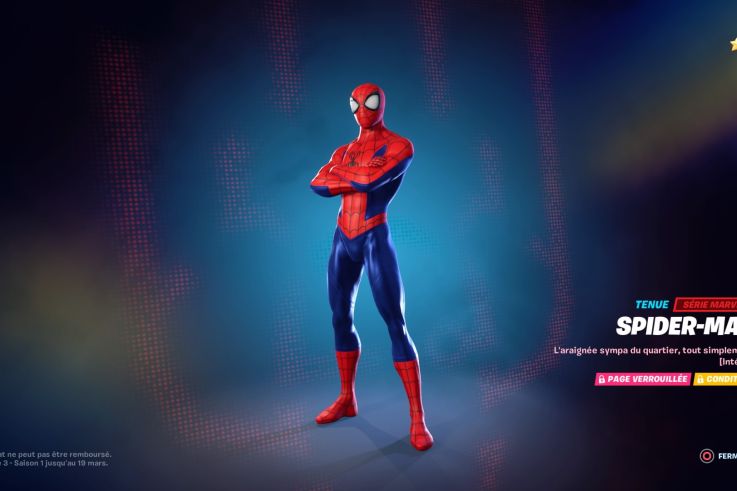 Fortnite Chapitre 3 : skin de Spider-Man, comment l'obtenir ?