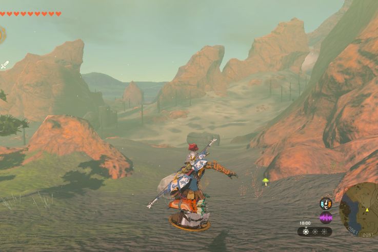 The Legend of Zelda Tears of the Kingdom : comment faire du surf avec son bouclier ?